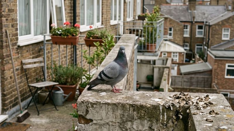 How to Clean Your Balcony After London Pigeons Have Made It Their Personal Toilet